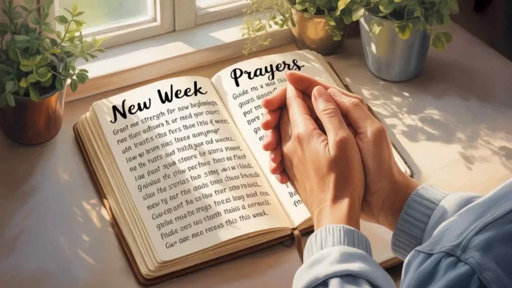 Short new week prayers for myself