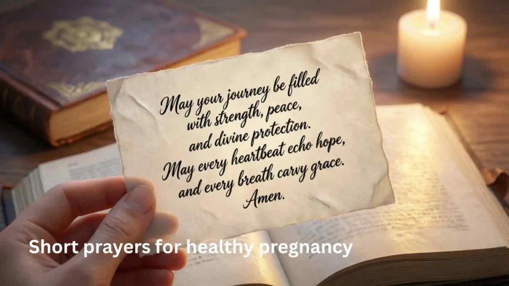 Short prayers for healthy pregnancy
