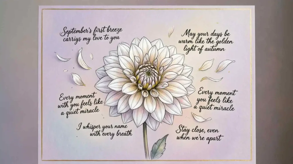 Short prayers for September to my love