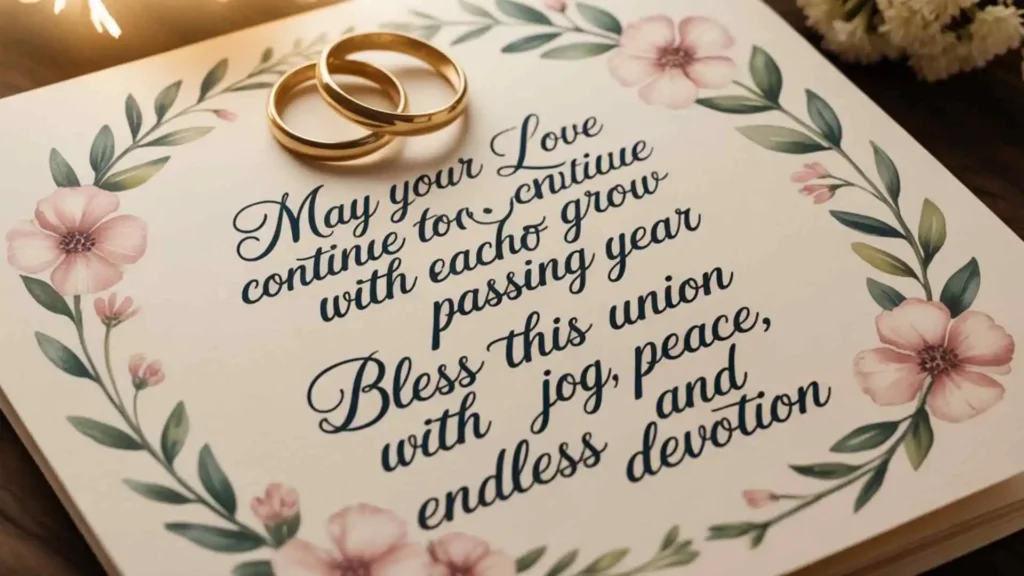 Short prayers for wedding anniversary