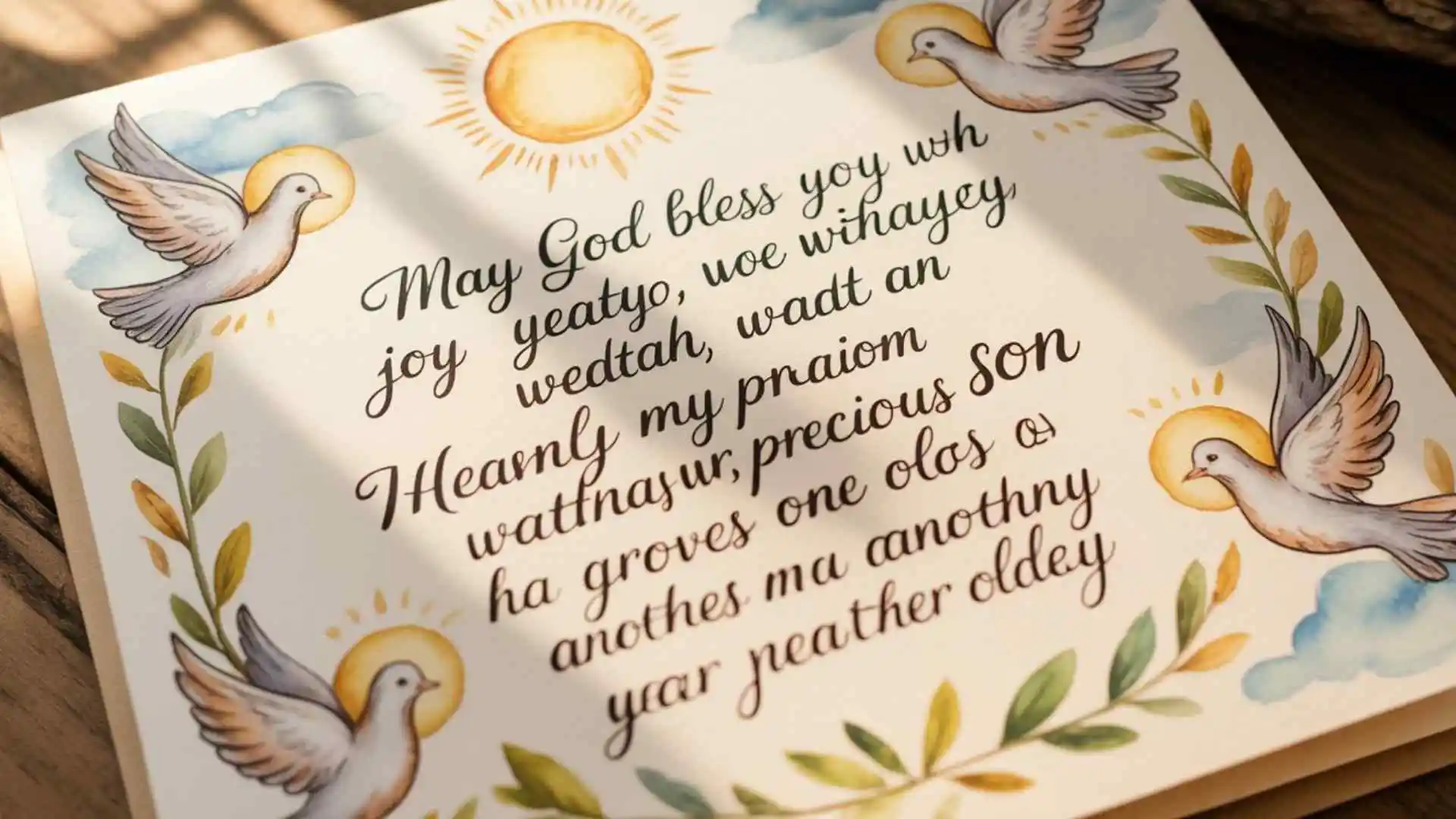 Short birthday prayers for my son