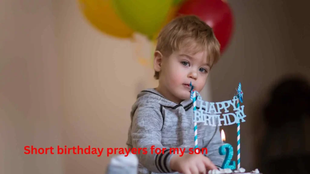 Short birthday prayers for my son