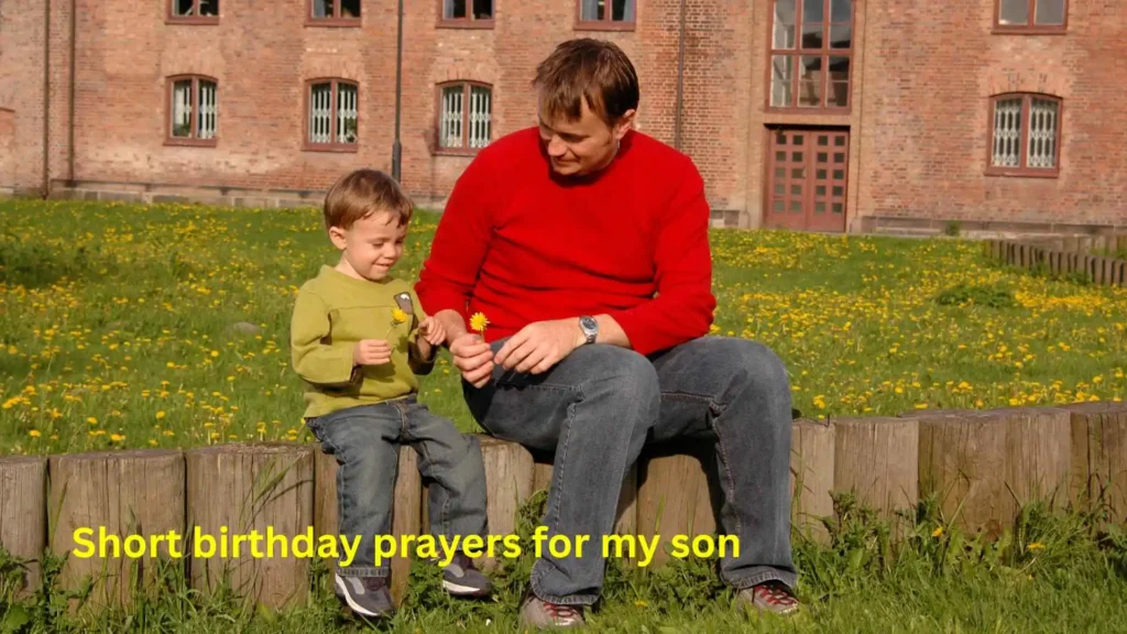 Short birthday prayers for my son