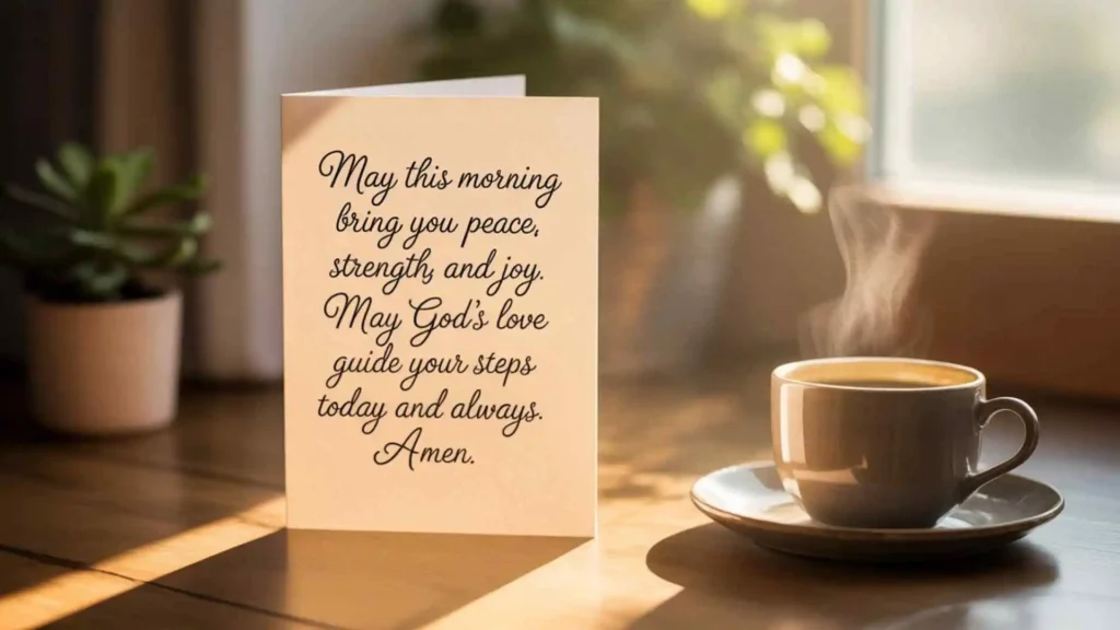 Short good morning prayer for him