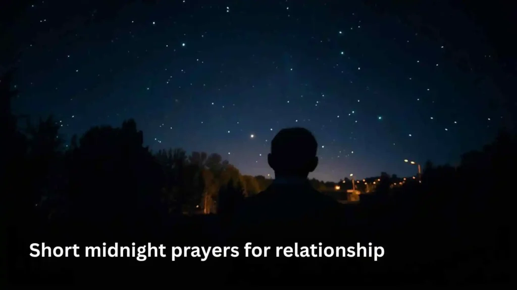 Short midnight prayers for relationship