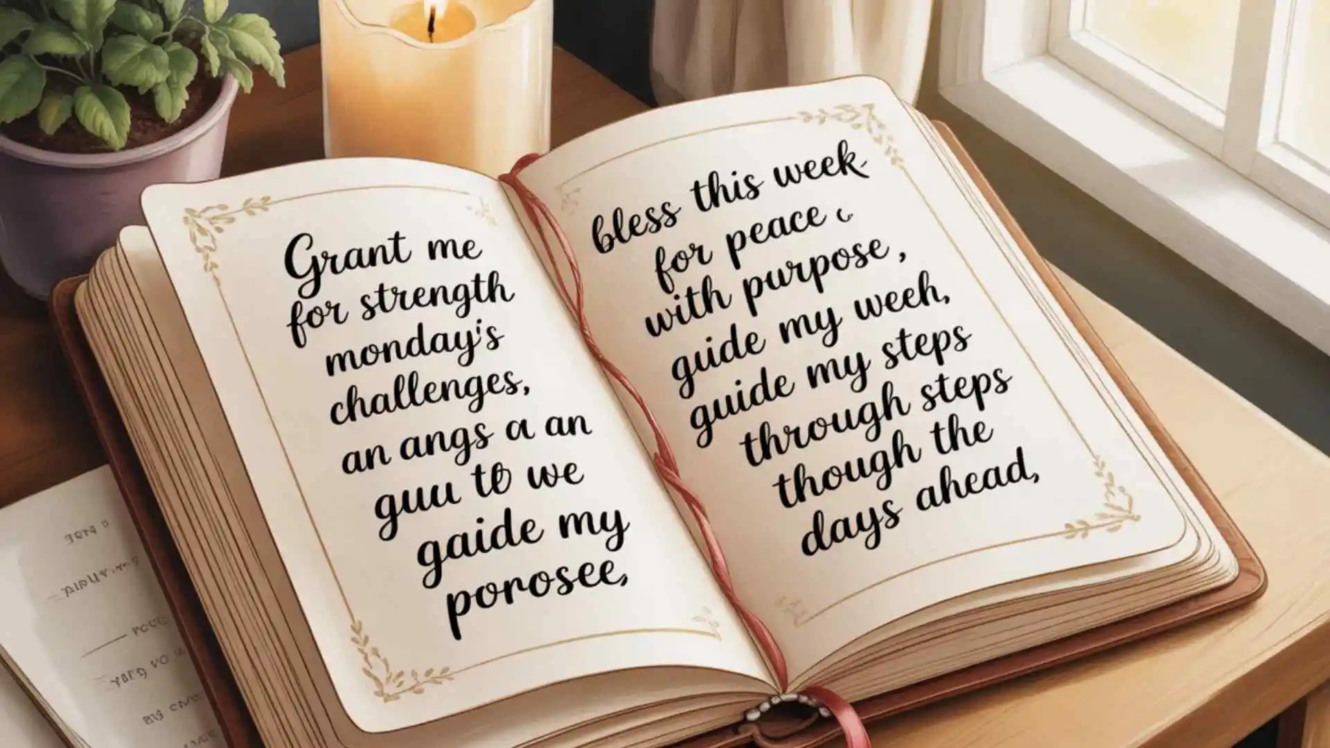 Short prayers for a new week