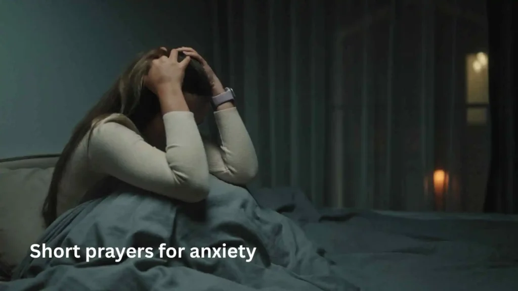 Short prayers for anxiety