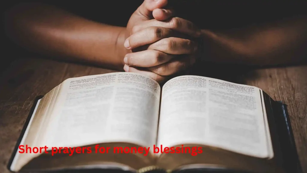 Short prayers for money blessings