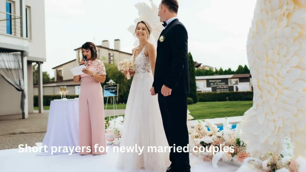 Short prayers for newly married couples