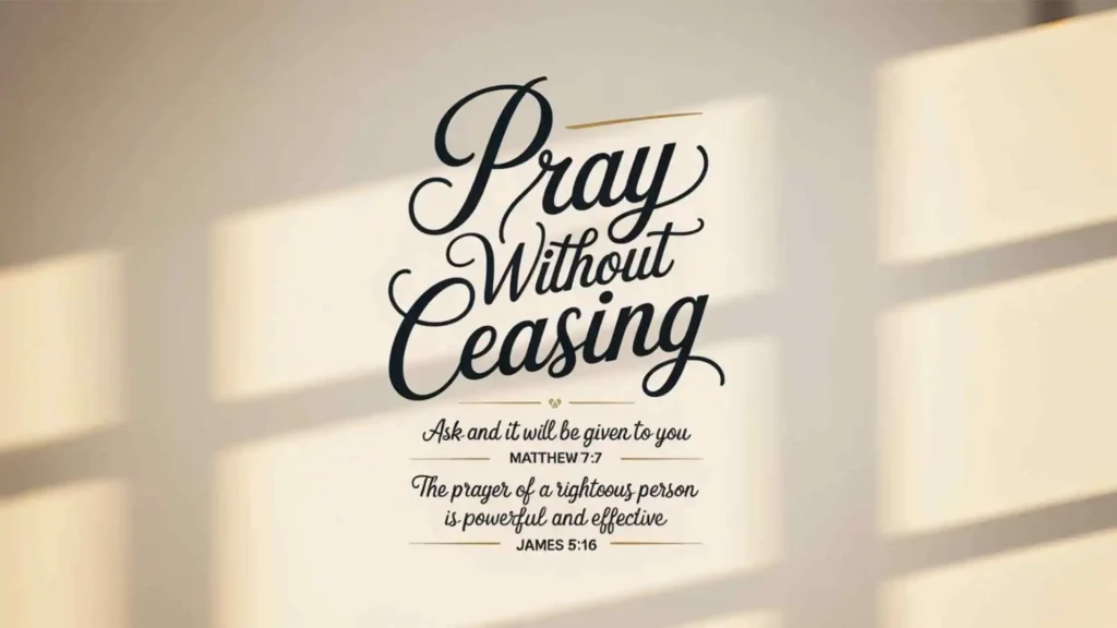 Short Bible verses about prayer