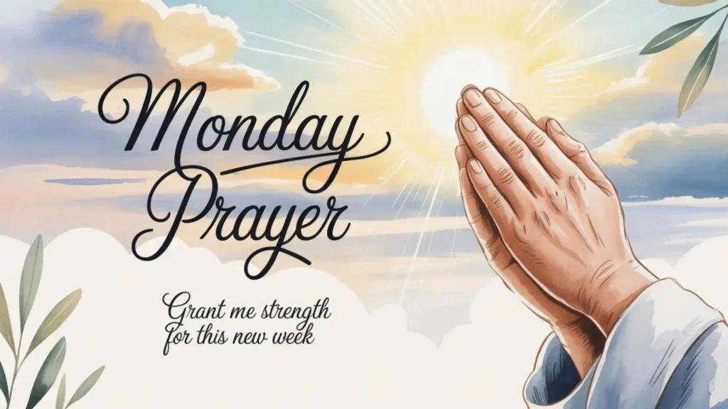 Short Monday prayer