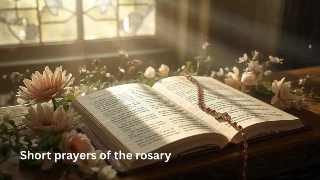 Short prayers of the rosary