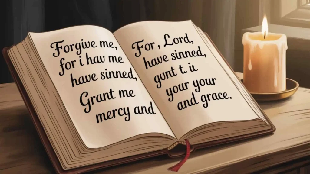 Short repentance prayers