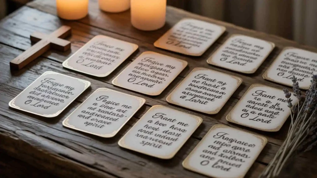 Short repentance prayers