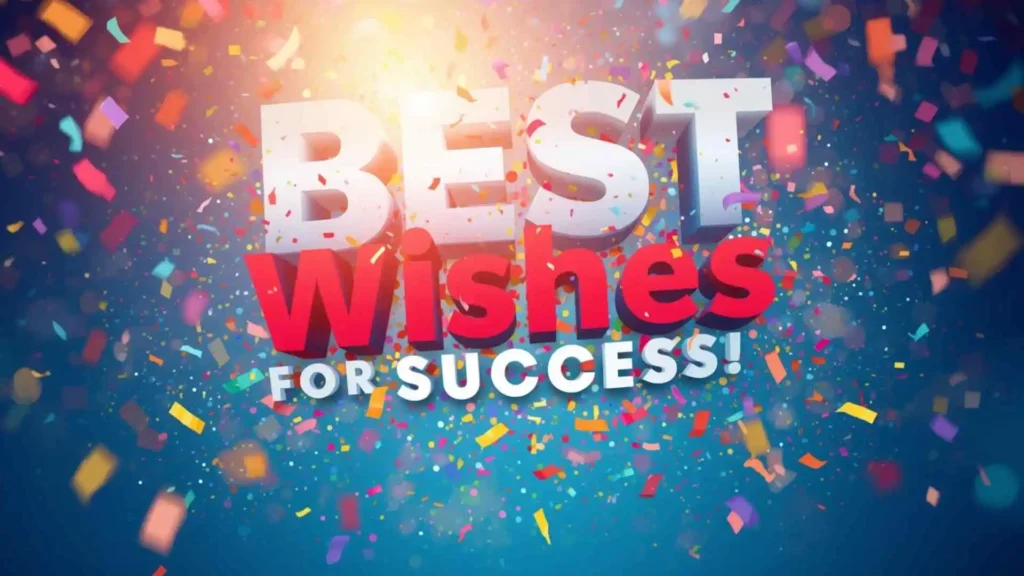 Short best wishes for future success
