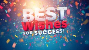 Short best wishes for future success