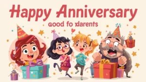 Short funny anniversary wishes for parents