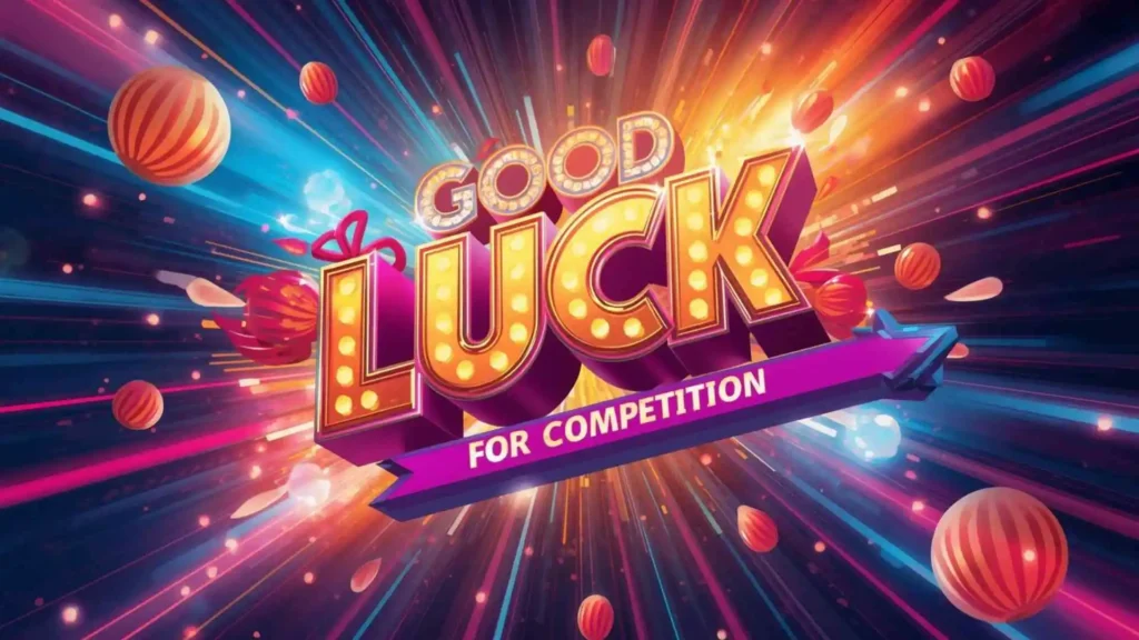 Short good luck wishes for competition