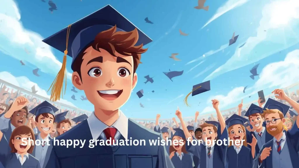 Short happy graduation wishes for brother