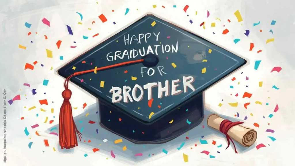 Short happy graduation wishes for brother