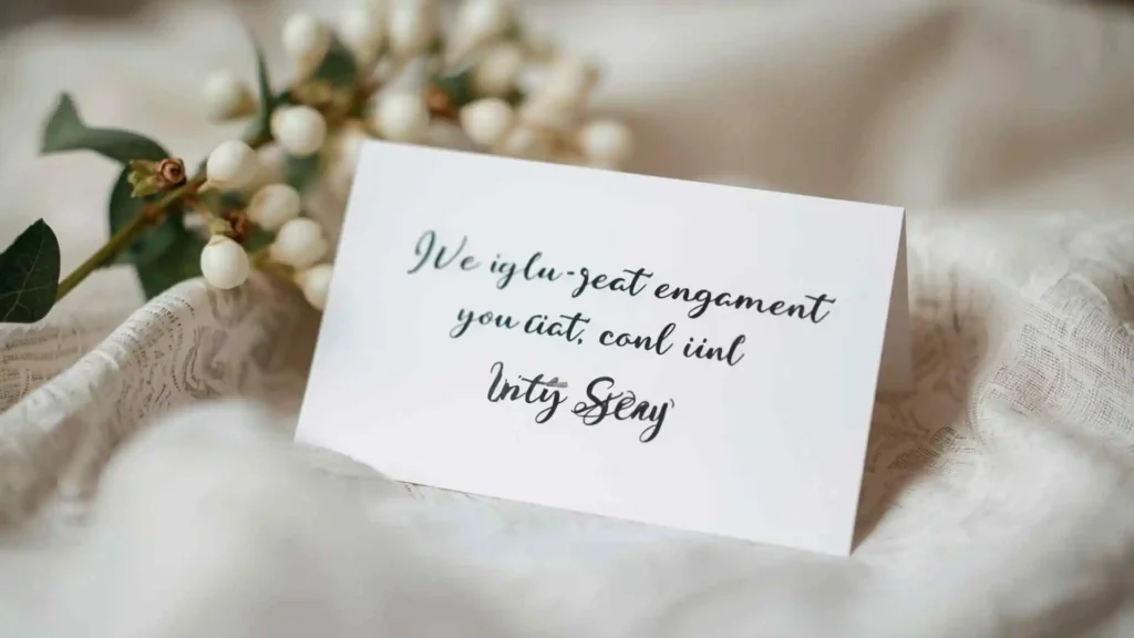 Short heartfelt engagement wishes