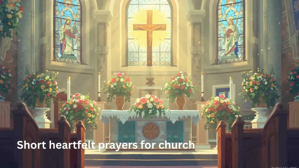Short heartfelt prayers for church