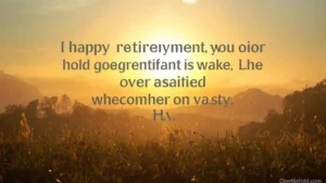 Short heartfelt retirement wishes