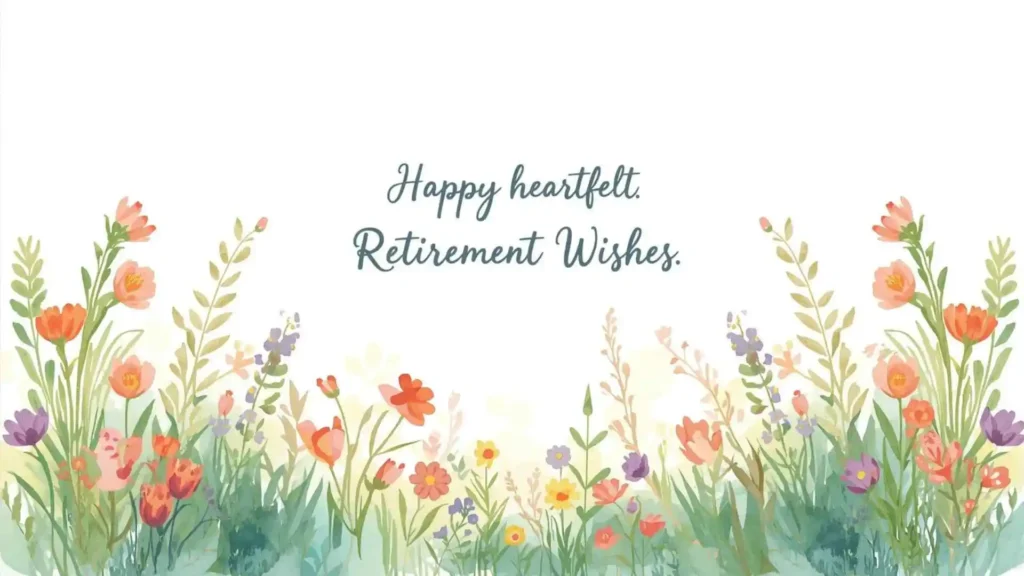 Short heartfelt retirement wishes