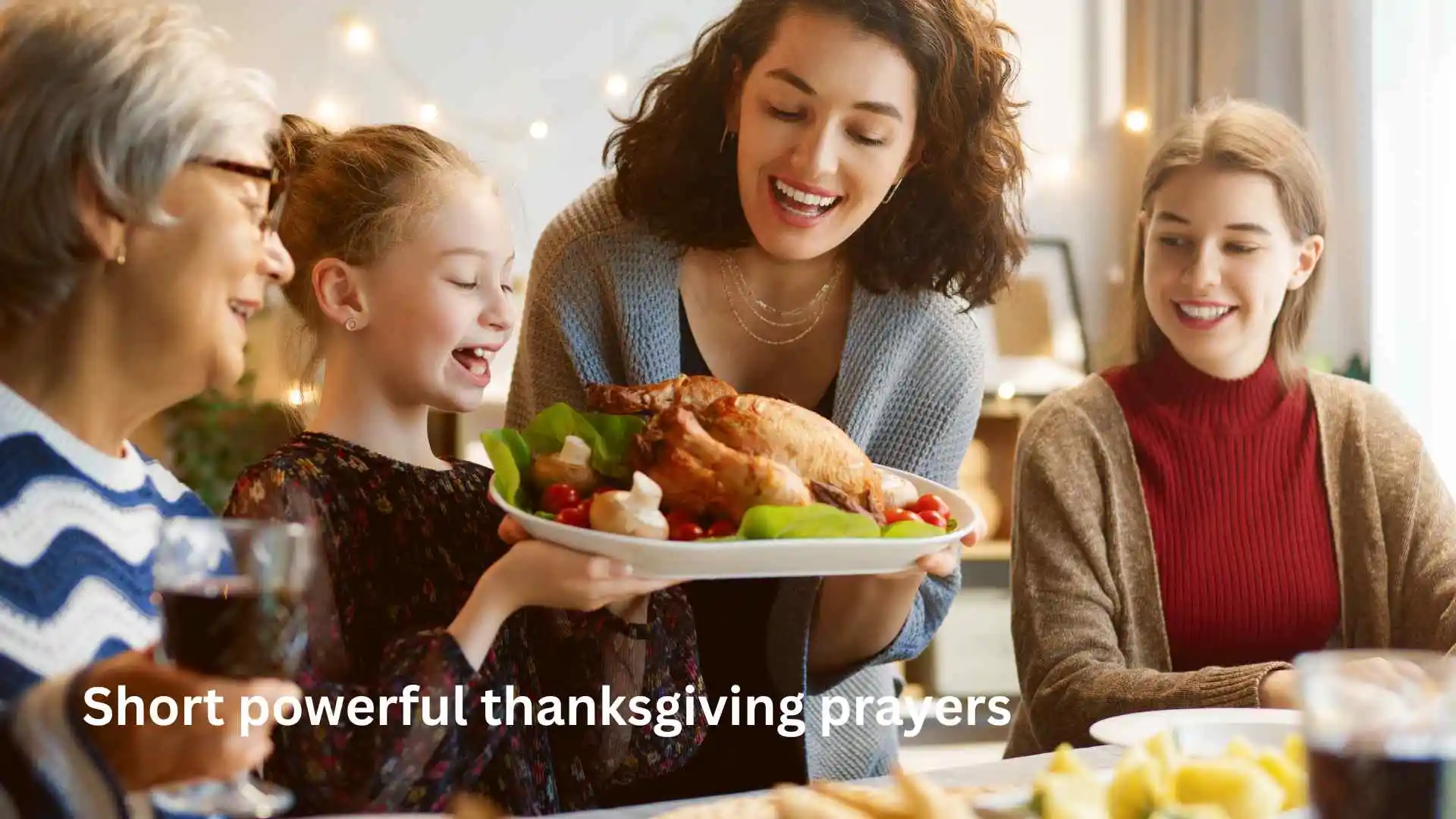 Short powerful thanksgiving prayers