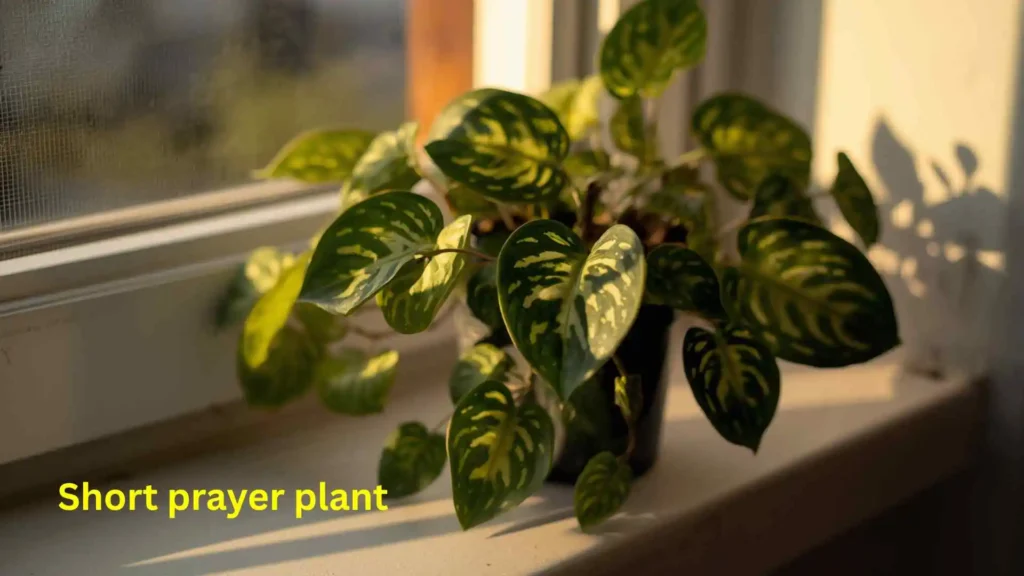 Short prayer plant