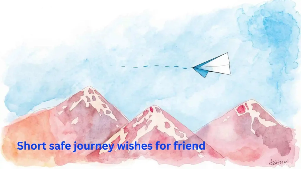 Short safe journey wishes for friend