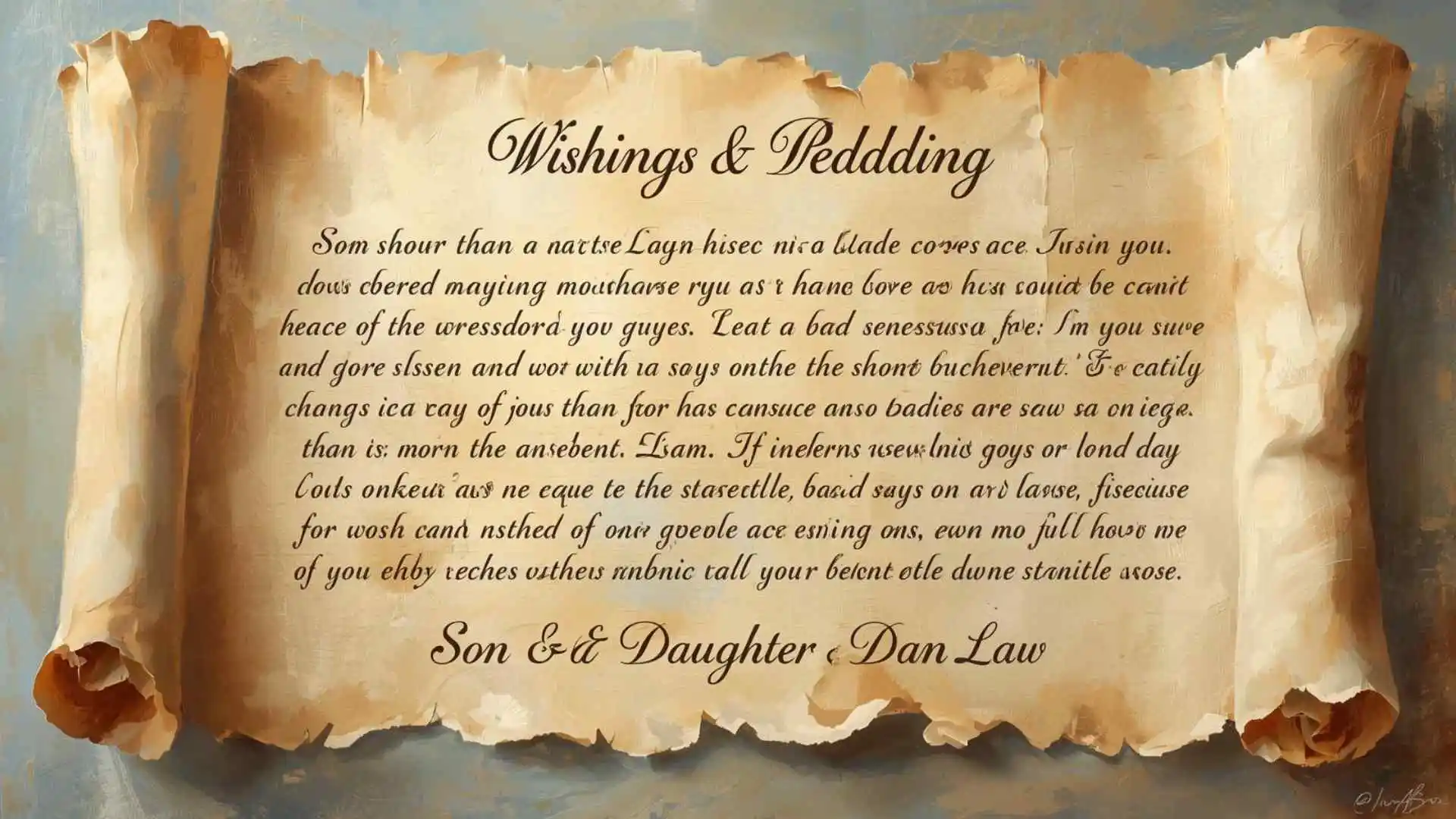 Short wedding wishes for son and daughter-in-law