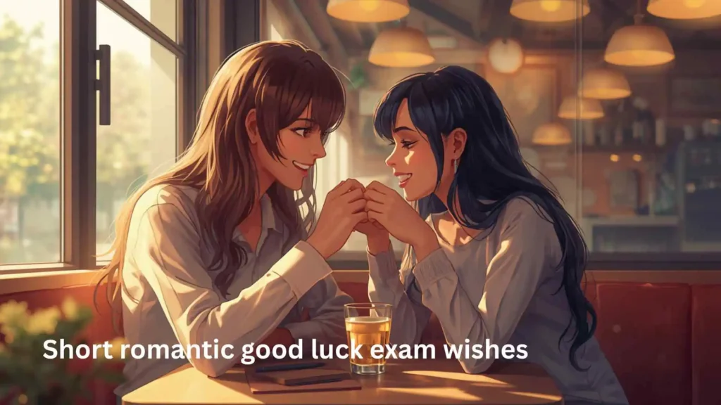 Short romantic good luck exam wishes