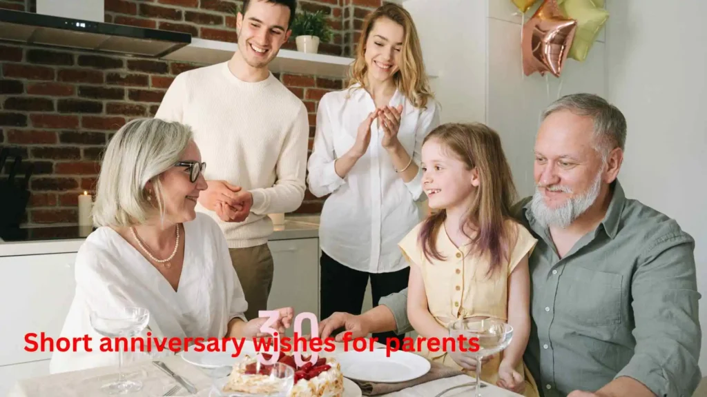 Short anniversary wishes for parents
