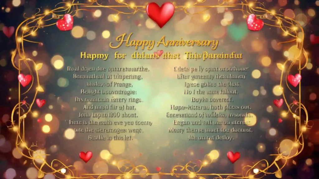 Short anniversary wishes for parents
