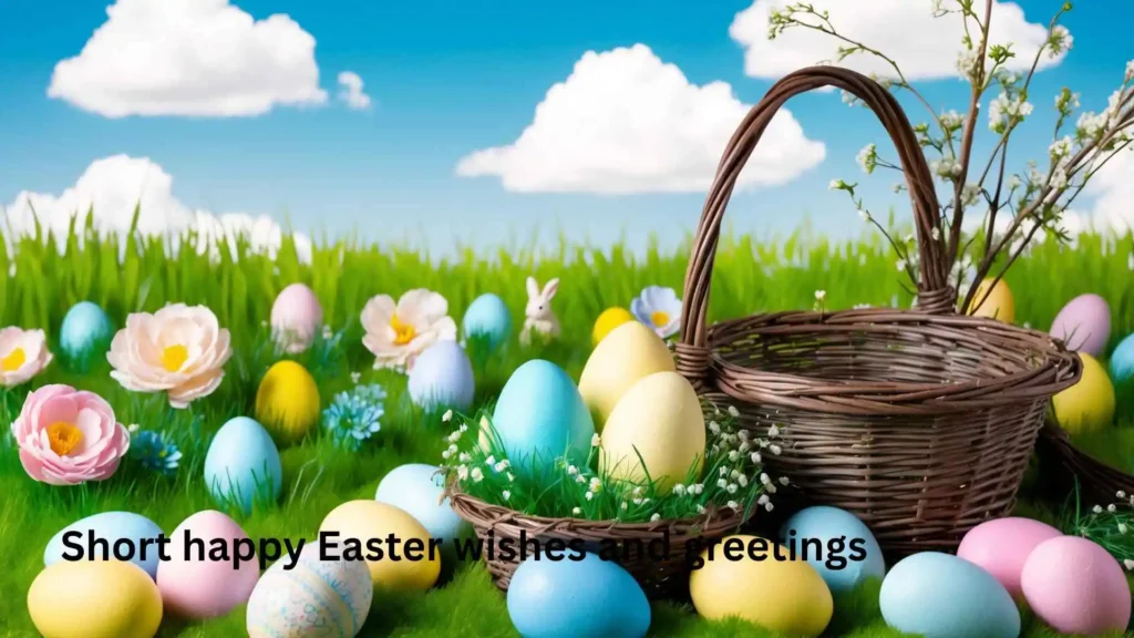 Short happy Easter wishes and greetings