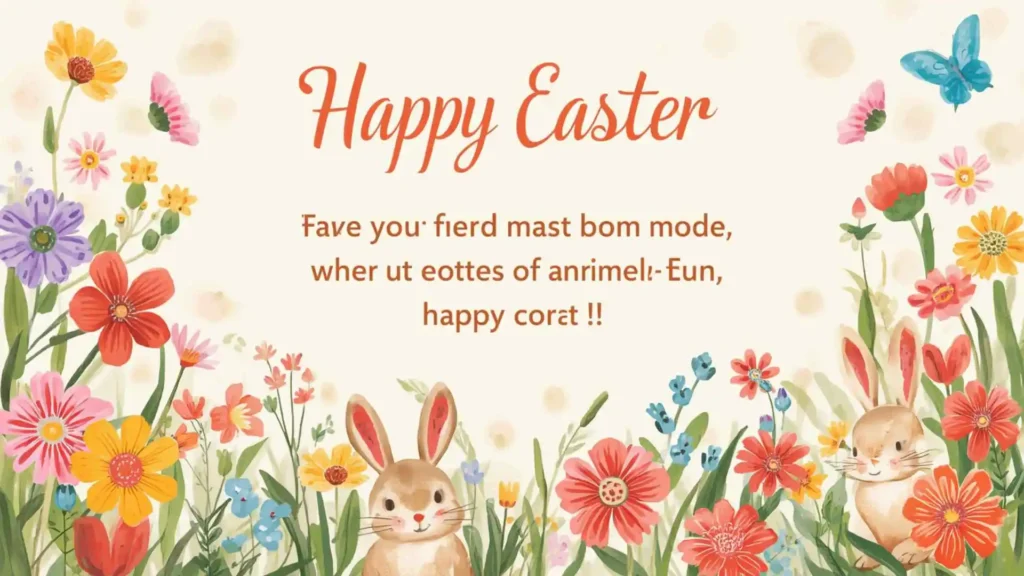 Short happy Easter wishes and greetings