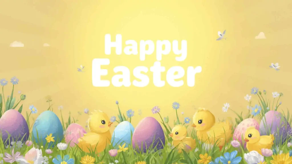 Short happy Easter wishes and greetings