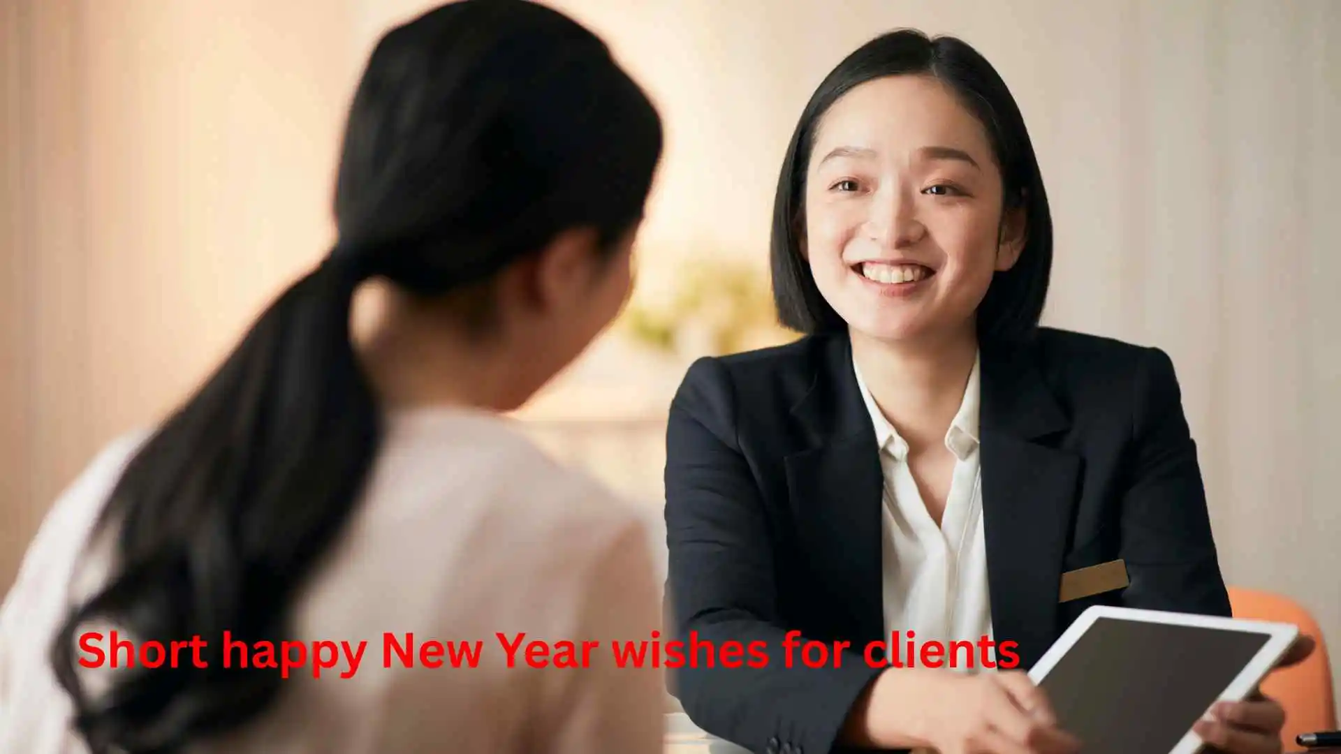 Short happy New Year wishes for clients