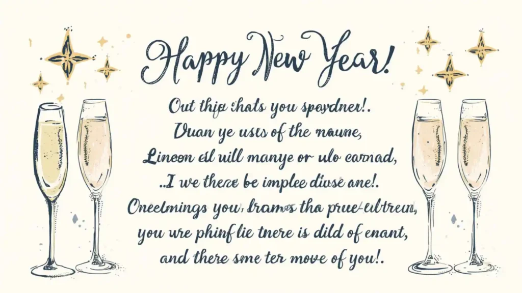 Short happy New Year wishes