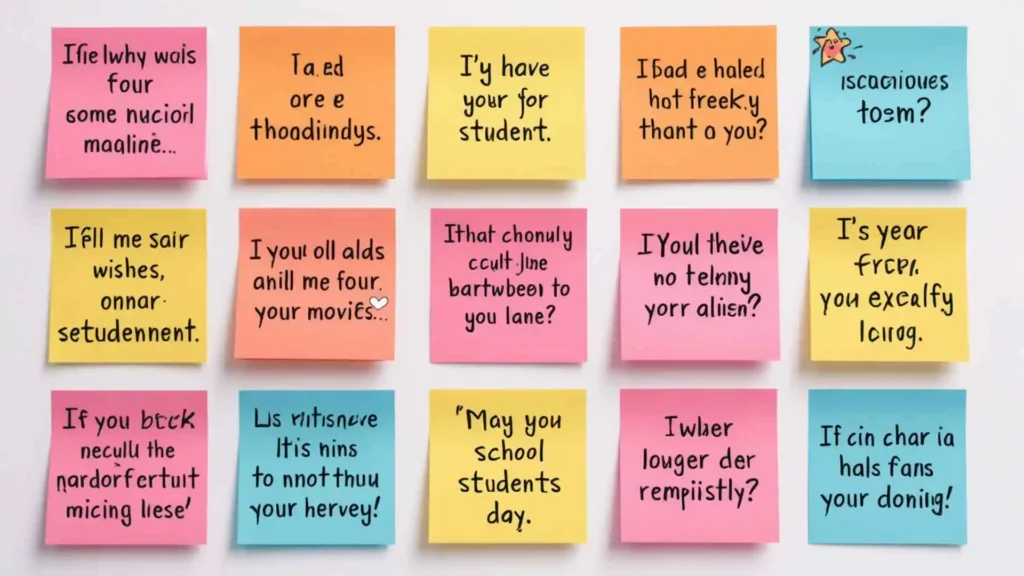 Short Positive Wishes for Students