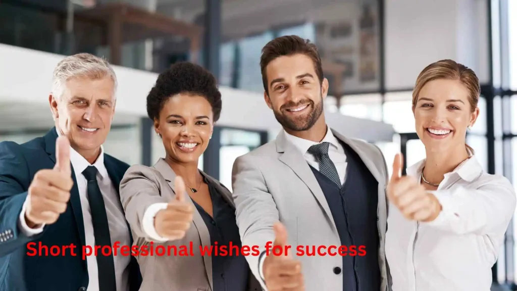 Short professional wishes for success