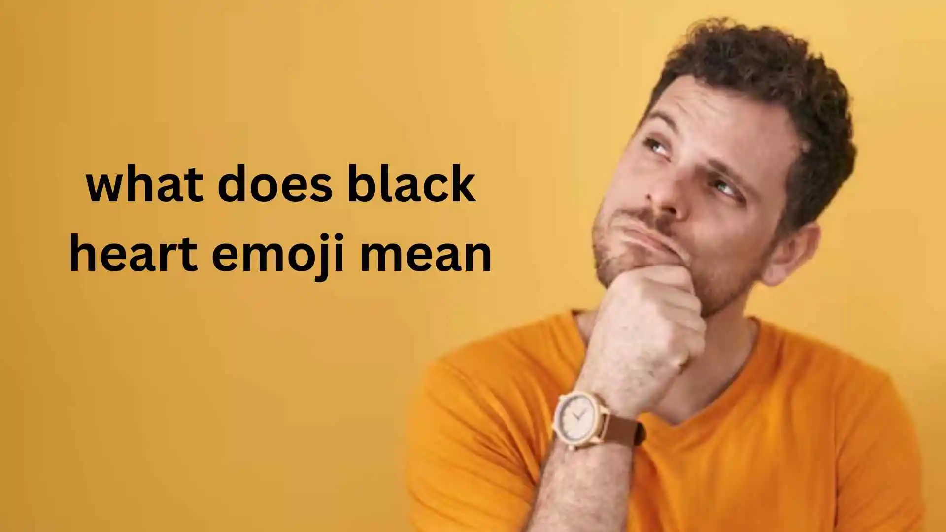 what does black heart emoji mean