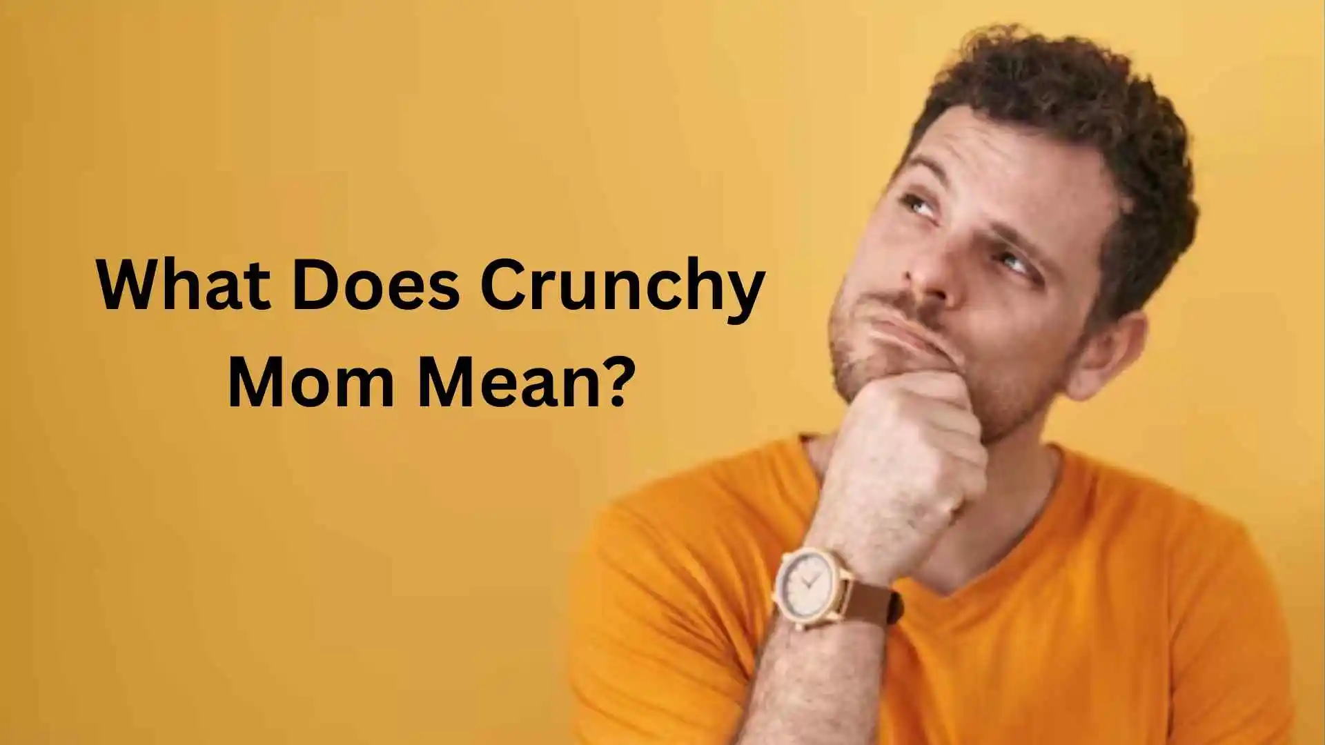 what does crunchy mom mean