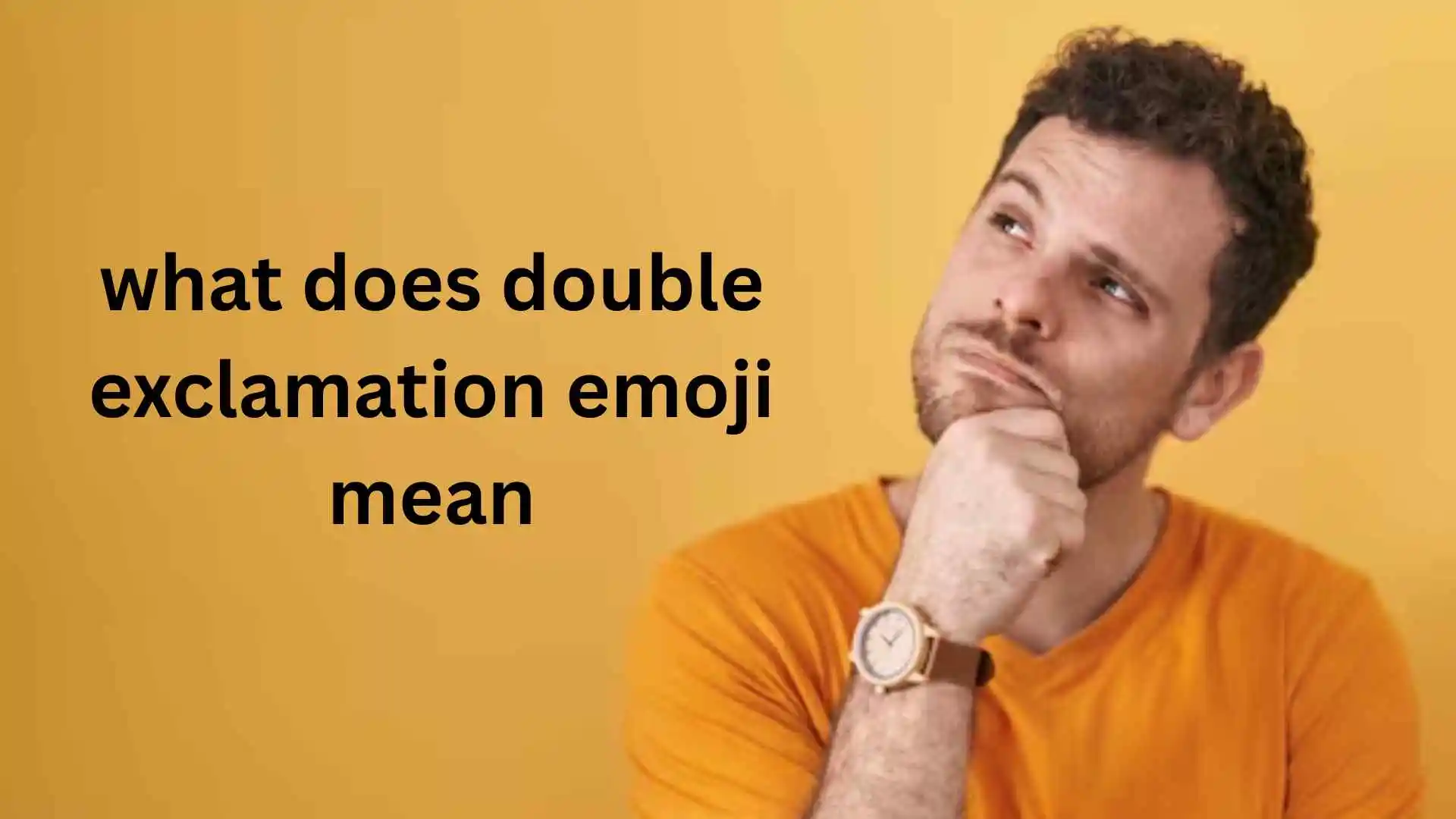what does double exclamation emoji mean