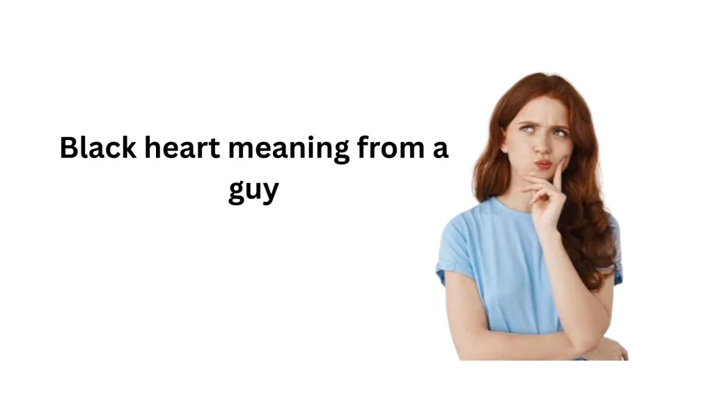 what does black heart emoji mean