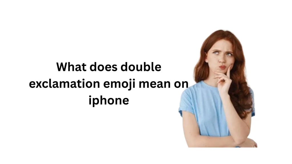 what does double exclamation emoji mean