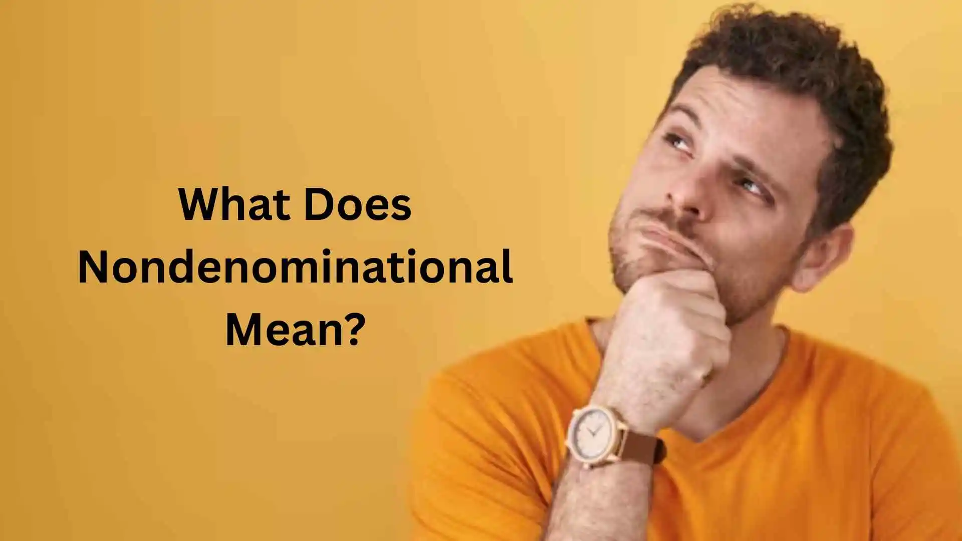 what does nondenominational mean