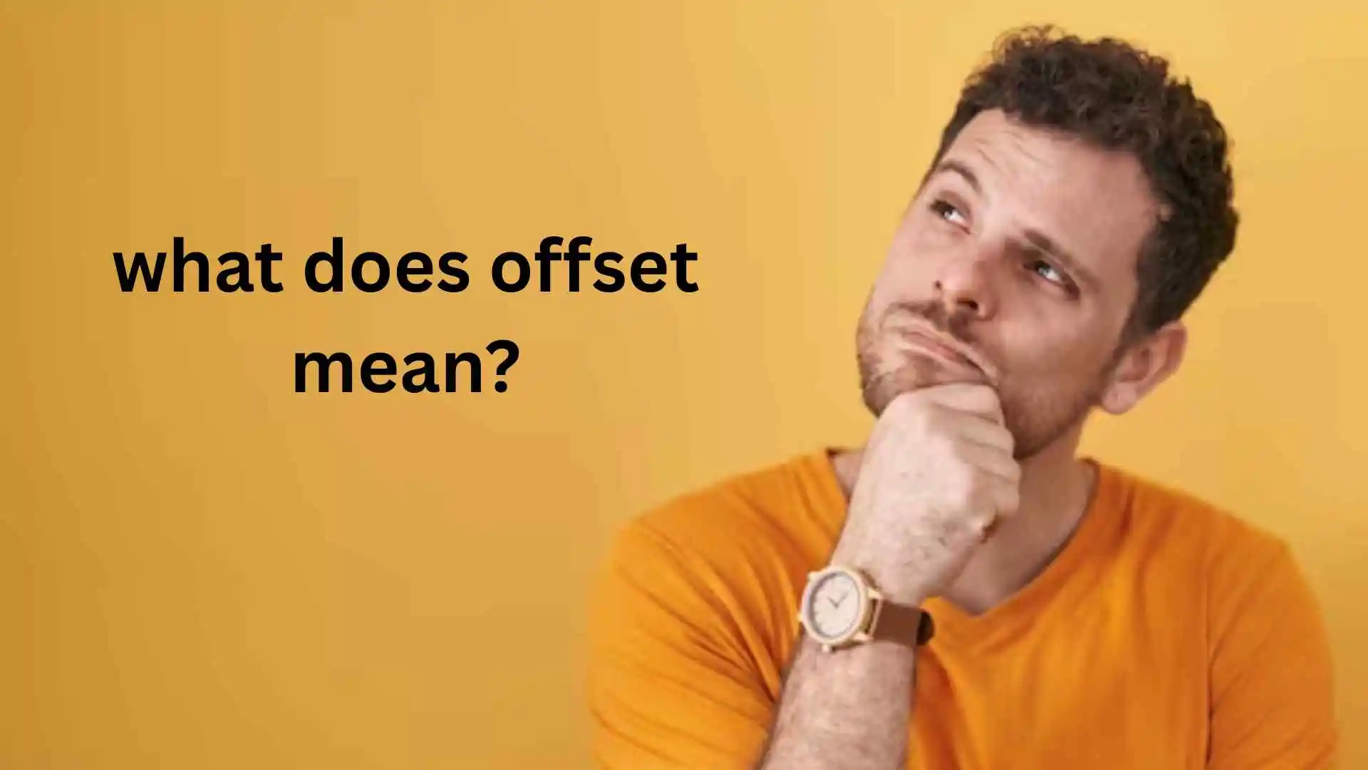 what does offset mean