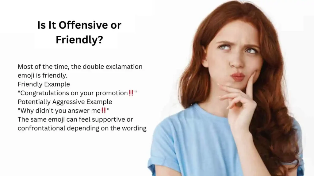 what does double exclamation emoji mean